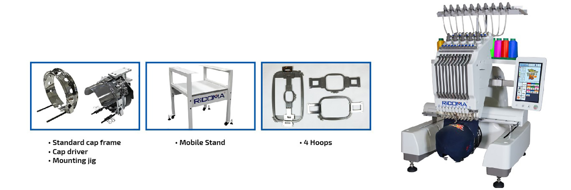 10 Needle Embroidery Machine Complete Package 9,450.00 FREE SHIPPING!