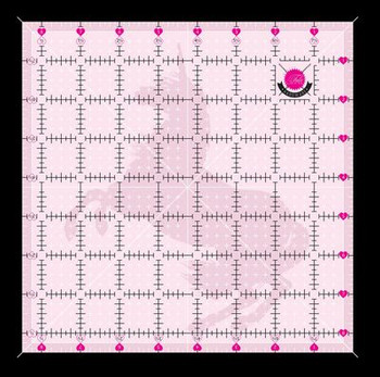 Tula Pink 8.5in x 8.5in Non Slip Unicorn Ruler from Premier Stitching