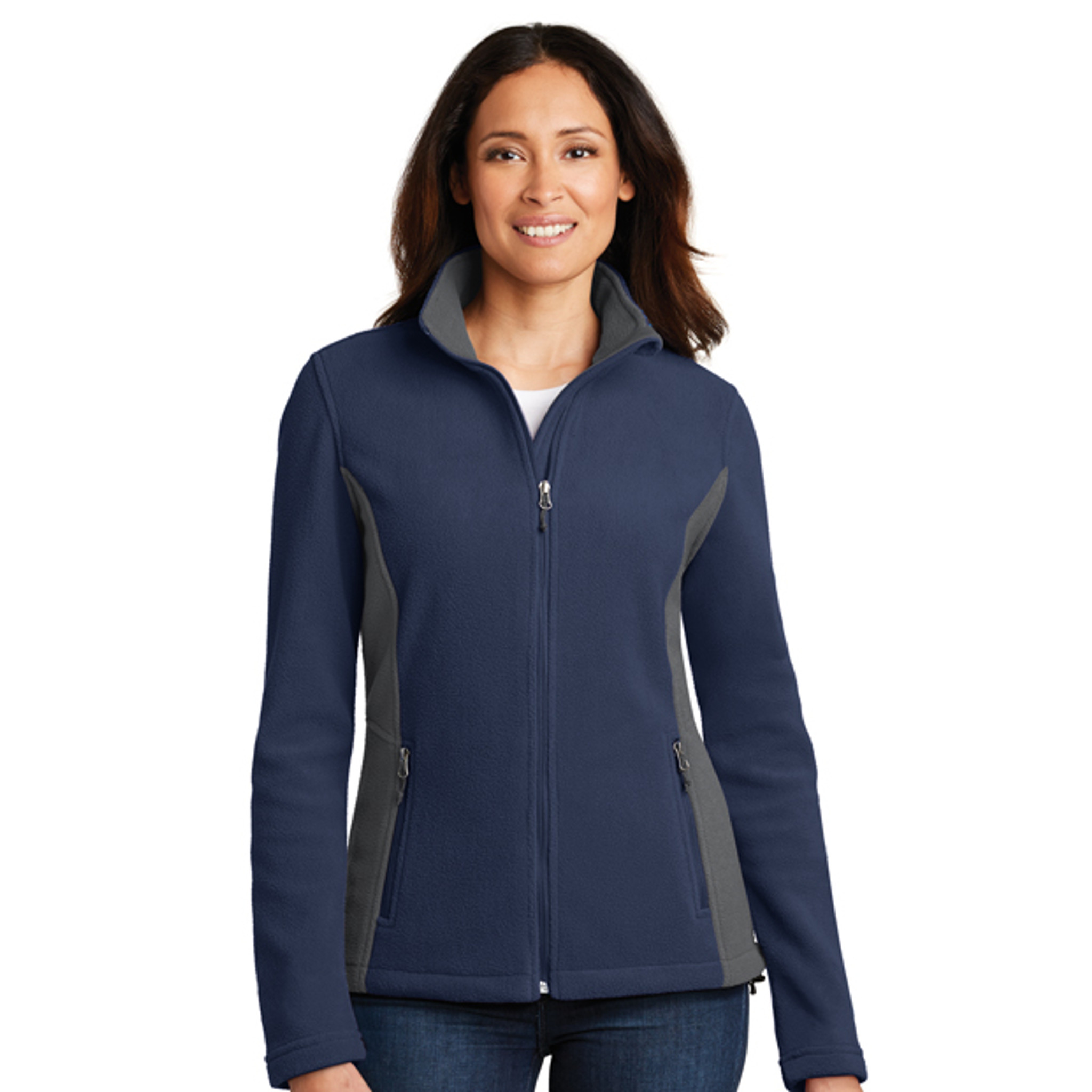 Women's Port Authority Colorblock Value Fleece Jacket - First State ...