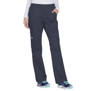 Women's Cherokee Workwear Core Stretch Mid-Rise Pull on Pant