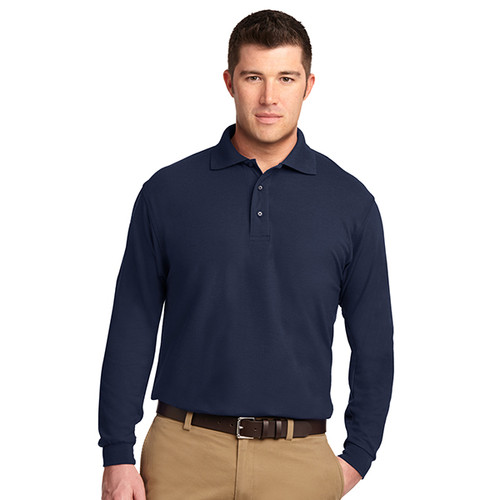 Men's Port Authority Long Sleeve Polo
