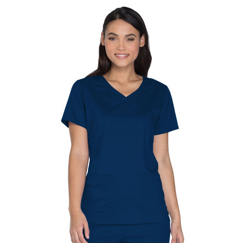 Women's Cherokee Workwear Core Stretch V-Neck Top