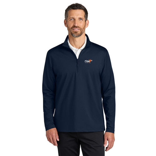 Port Authority C Free Men's Jacket Double Knit 1/4 Zip - Rise PT