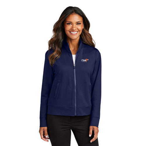 Port Authority C Free Women's Jacket Double Knit 1/4 Zip - Rise PT
