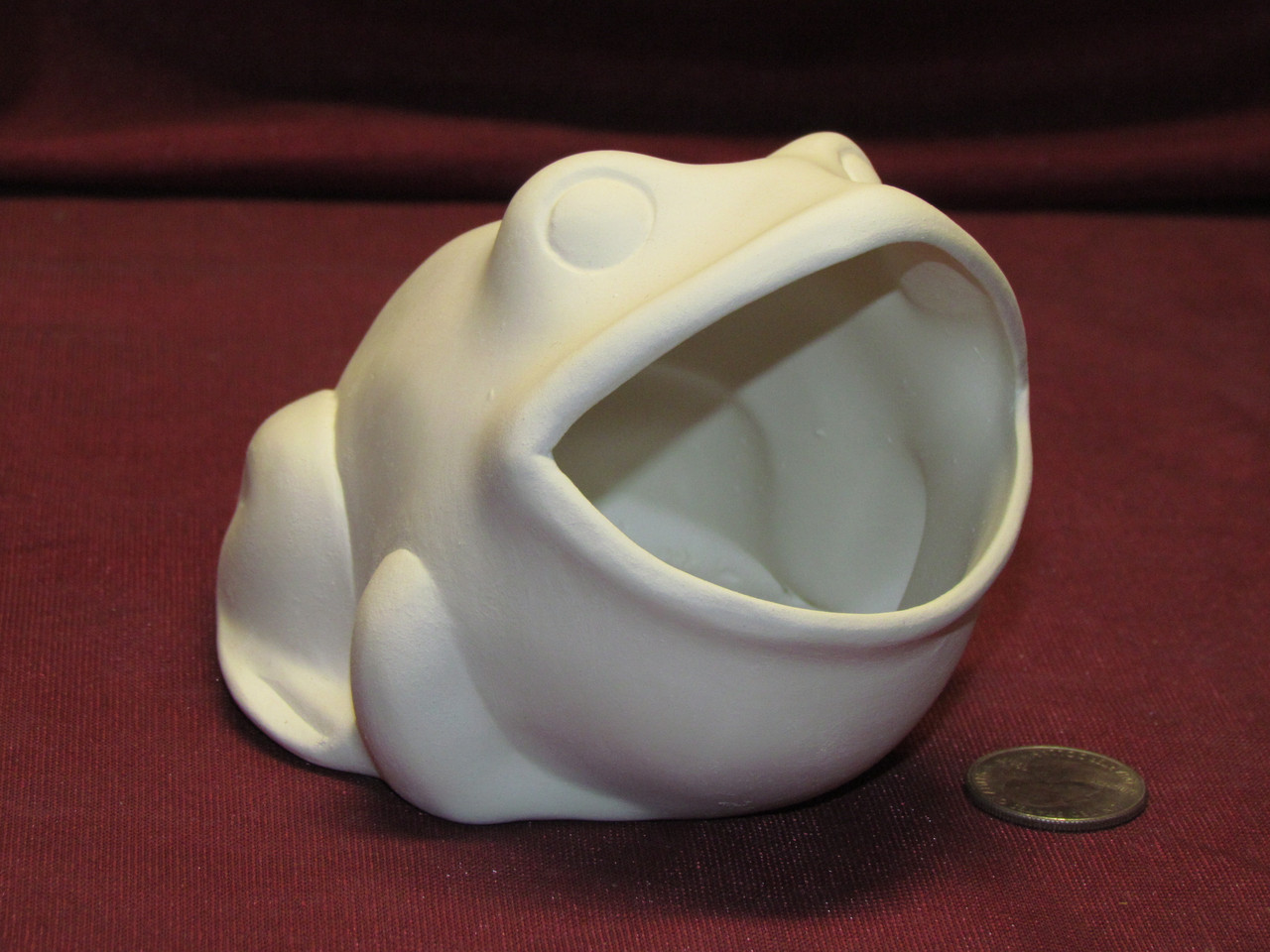 Ceramic Bisque U-Paint Small Frog Scrubby Holder, Soap Dish or Catch All  Ready to Paint Unpainted - Fat Cat Ceramics