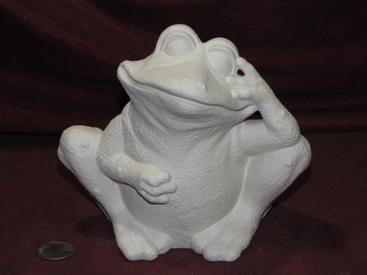 Ceramic Bisque U-Paint Small Frog Scrubby Holder, Soap Dish or Catch All  Ready to Paint Unpainted - Fat Cat Ceramics