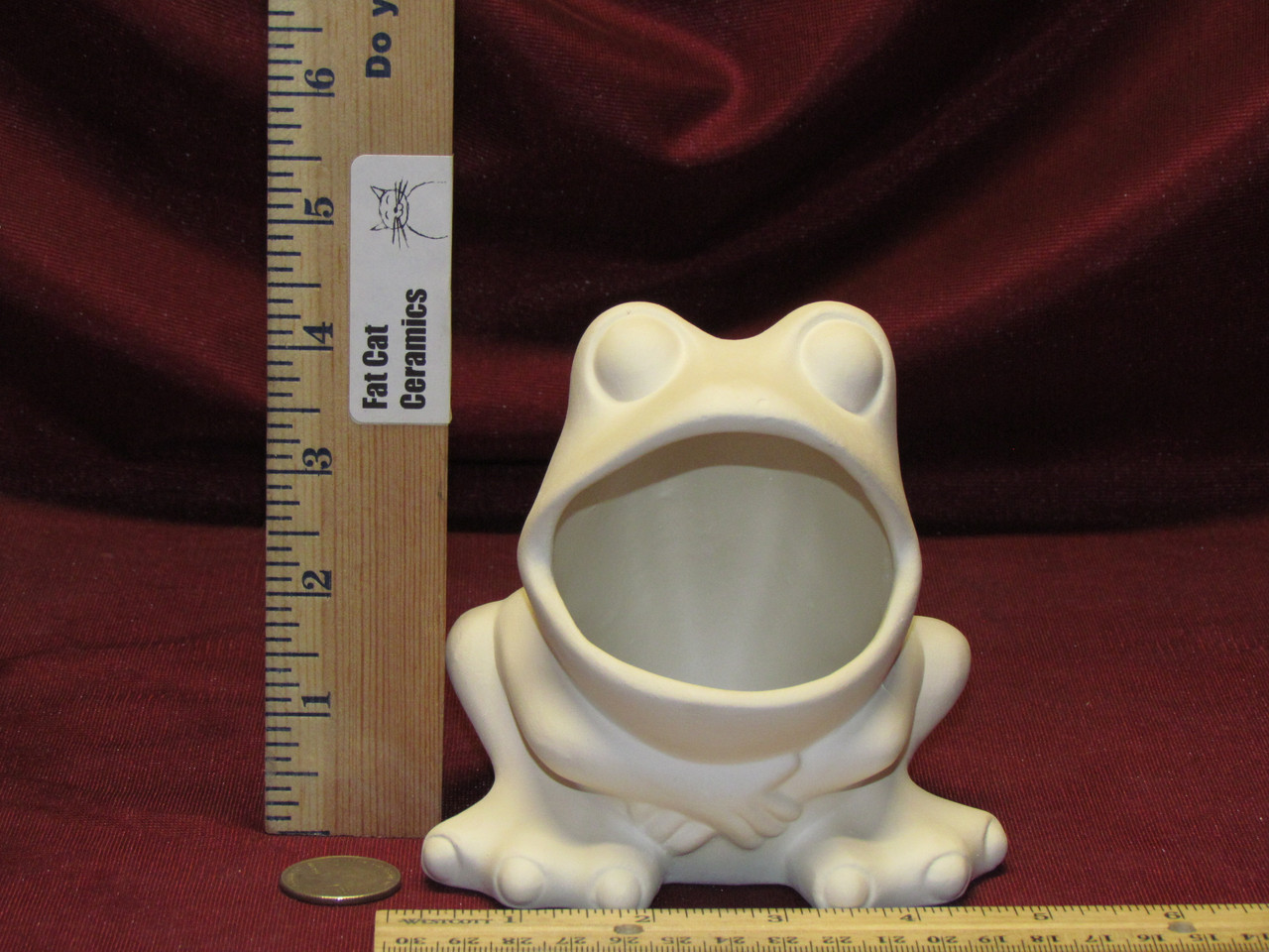 Ceramic Bisque U-Paint Frog Scrubby Holder, Soap Dish or Catch All Ready to  Paint Unpainted - Fat Cat Ceramics