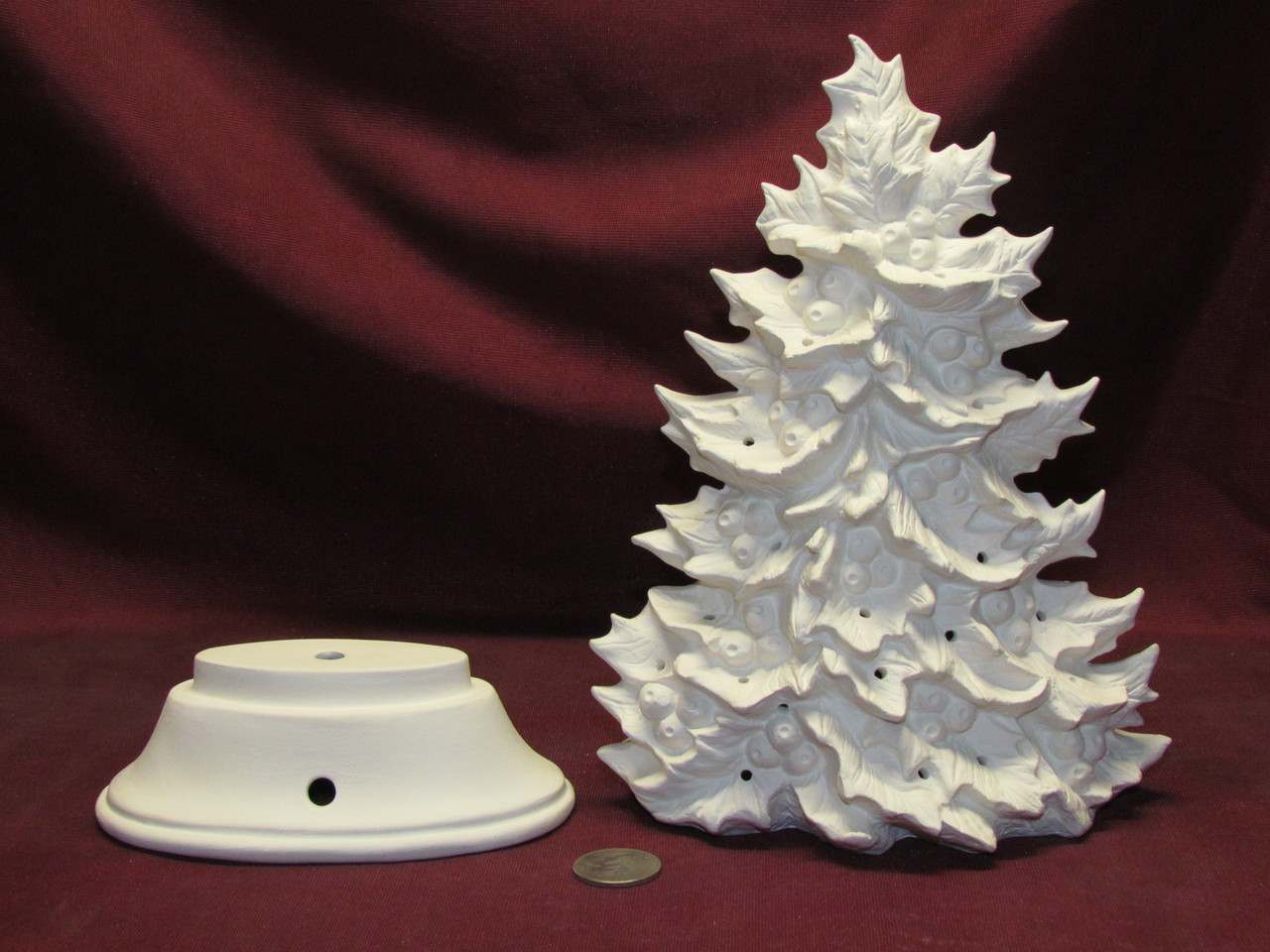 Holiday Tree Ornaments for Christmas. Ceramic Bisque Unpainted Ready to  Paint DIY 