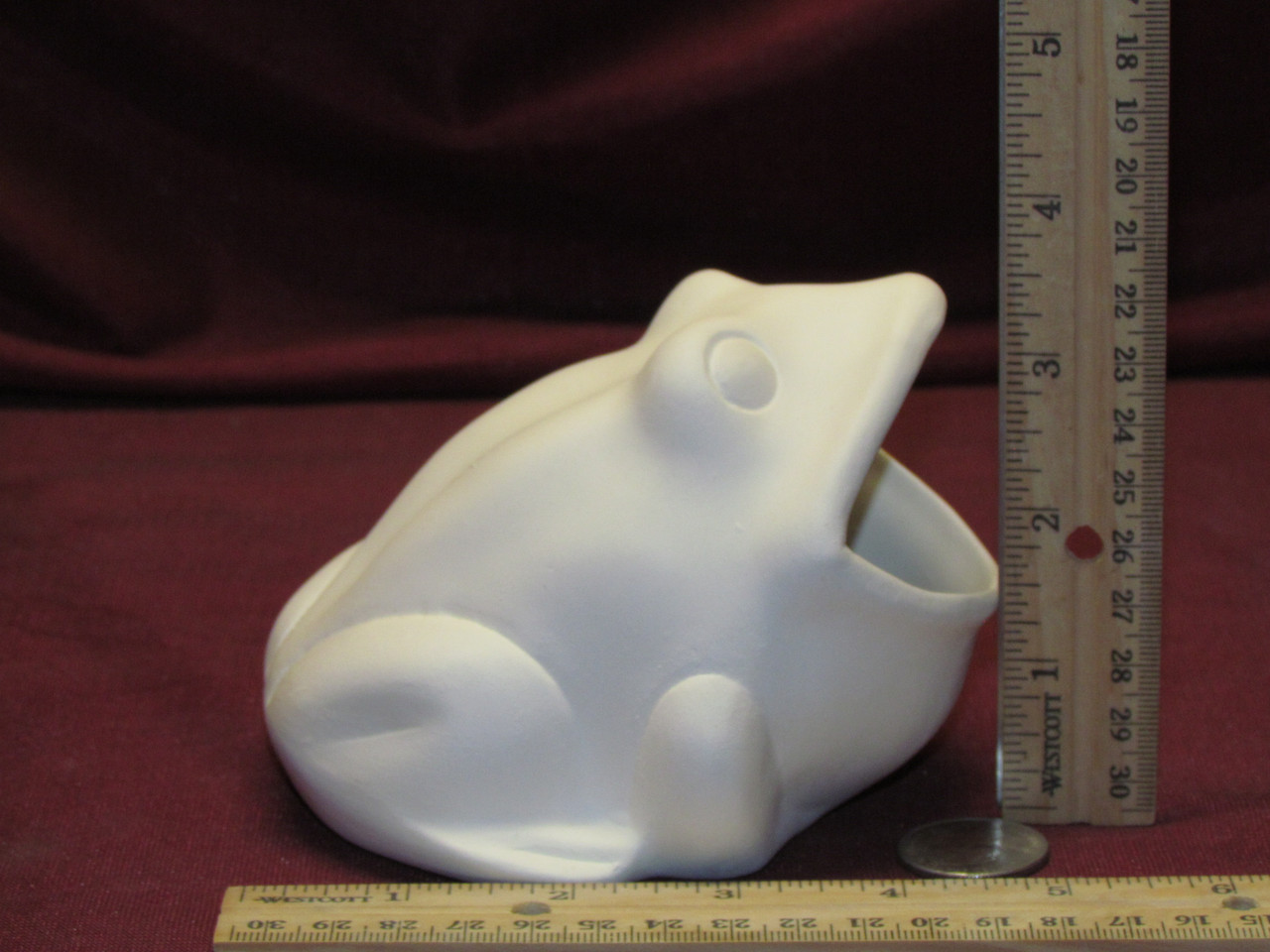 Vintage Ceramic Frog Sponge Holder - The Junk Parlor