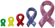 ​New item available on our website! Ceramic Bisque U Paint Set of 5 Awareness Ribbons ~ Support a Cause Ribbons