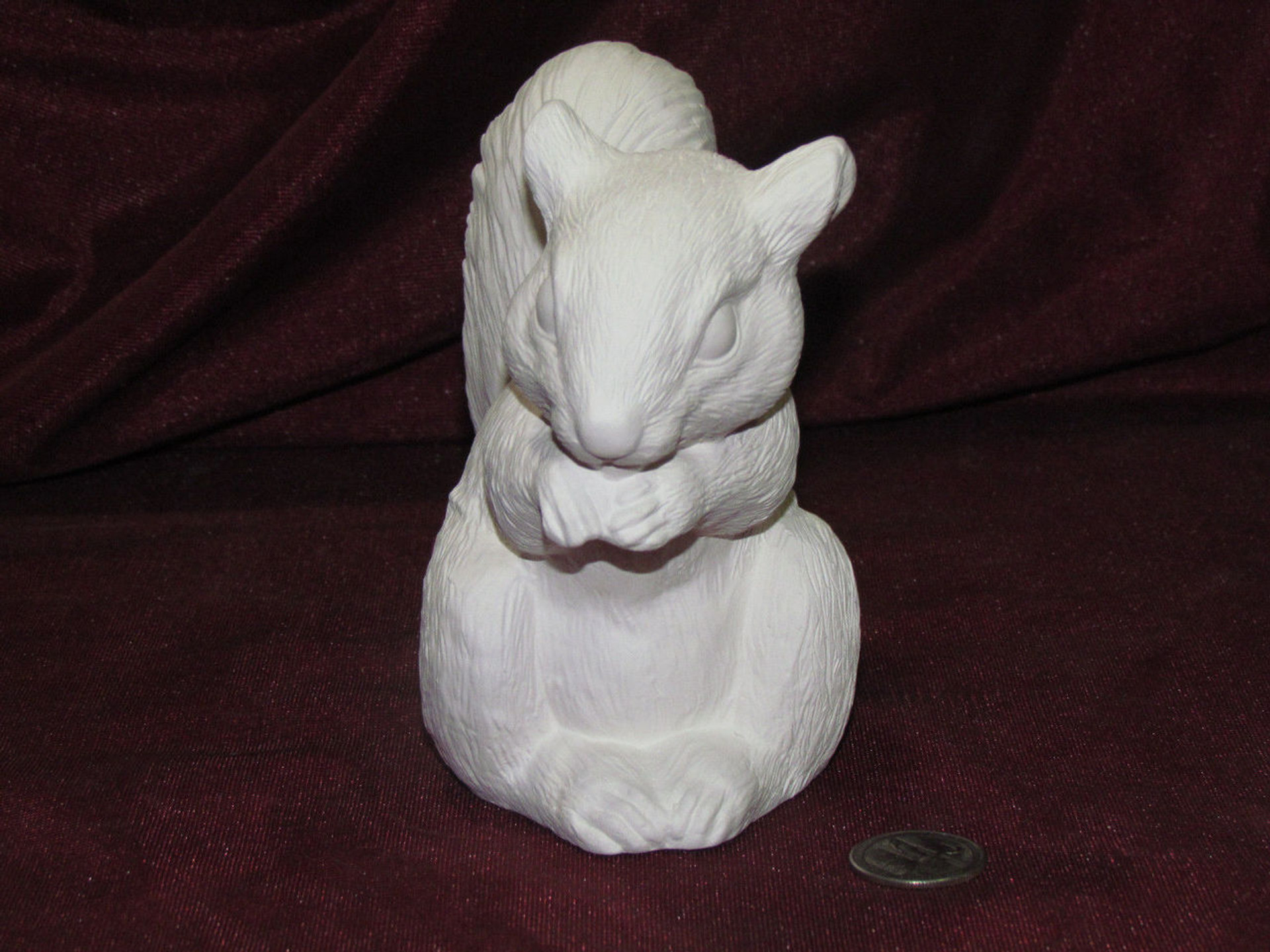 Ceramic Bisque Squirrel With Paws Up pyop unpainted ready to paint diy ...