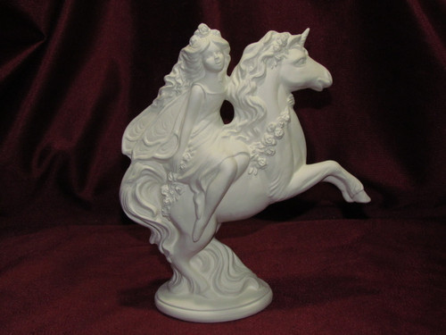 Diamond Unicorn Ready to Paint Unpainted Ceramic Bisque 
