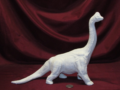 Ceramic Bisque Brachiosaurus pyop unpainted ready to paint diy