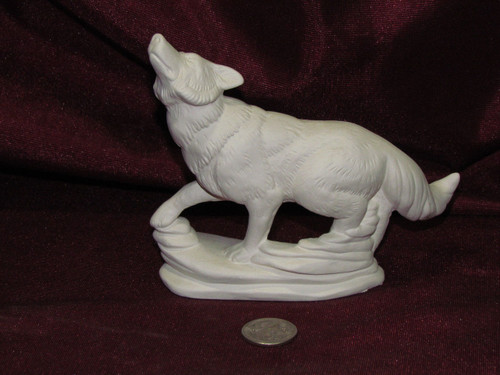 Collie Dog Bust ready to Paint Ceramic Bisque animal Head 
