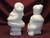 Ceramic Bisque U-Paint Small Mr and Mrs Winking Santa Claus Ready to Paint Christmas