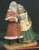 Ceramic Bisque Mr and Mrs Santa Claus Singing Carols U Paint ~ Ready to Paint Unpainted U-Paint DIY Christmas