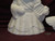 Ceramic Bisque U-Paint Set of  2 Angel Teddy Bear Girl and Boy Unpainted Ready to Paint