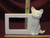 Ceramic Bisque U Paint Kitten / Cat Picture Frame ~ Ready to Paint Unpainted DIY