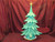 Large Ceramic Christmas Tree Lamp ~ Hand Painted Ceramic Bisque ~ Ready to Display