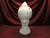 Ceramic Bisque U-Paint Pumpkin with Witch Hat on Cornstalks Light Ready to Paint