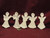 Ceramic Bisque U-Paint Set Of 5 Angels With Instruments One Sided Ornaments Unpainted Ready To Paint DIY Angel Ornament