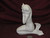 Ceramic Bisque Small Mermaid with Flower in Hair unpainted ready to paint