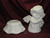 Ceramic Bisque Dona's Sweet Tot Angel with Hands Together -  Hearts and Flowers Skirt pyop unpainted ready to paint diy