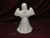 Ceramic Bisque Angel with a Flowery Dress pyop unpainted ready to paint diy