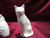 Ceramic Bisque Small Cat & Owl pyop unpainted ready to paint diy