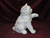 Ceramic Bisque Vintage Cat With Paw  Up pyop unpainted ready to paint diy