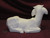 Ceramic Bisque Cow Lying Down Eyes Closed pyop unpainted ready to paint diy