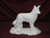 Ceramic Bisque Border Collie On Rock Base pyop unpainted ready to paint diy