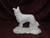 Ceramic Bisque Border Collie On Rock Base pyop unpainted ready to paint diy