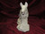 Ceramic Bisque German Shepherd Dog On Rock Base pyop unpainted ready to paint diy