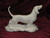 Ceramic Bisque Dachshund On Rock Base pyop unpainted ready to paint diy