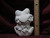 Ceramic Bisque Frog With Flower unpainted ready to paint