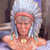 Ceramic Bisque Bust Native American Chief