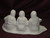 Ceramic Bisque Native American Maidens With Baby