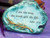 Ceramic Bisque Rock John 14:6 Prayer pyop unpainted ready to paint diy