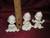 Ceramic Bisque Set of 3 Little Baby Boys In Diapers pyop unpainted ready to paint diy