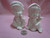 Ceramic Bisque Cute Boy & Girl Making Kissy Faces pyop unpainted ready to paint diy