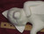 Ceramic Bisque Sleeping Cat U-Paint Ready to Paint Kitty