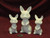 Ceramic Bisque U-Paint Bunny Rabbit Family ~ Easter Unpainted Ready To Paint DIY