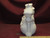 Ceramic Bisque U-Paint Snowman w Lamp Post and Broom Ready to Paint Christmas