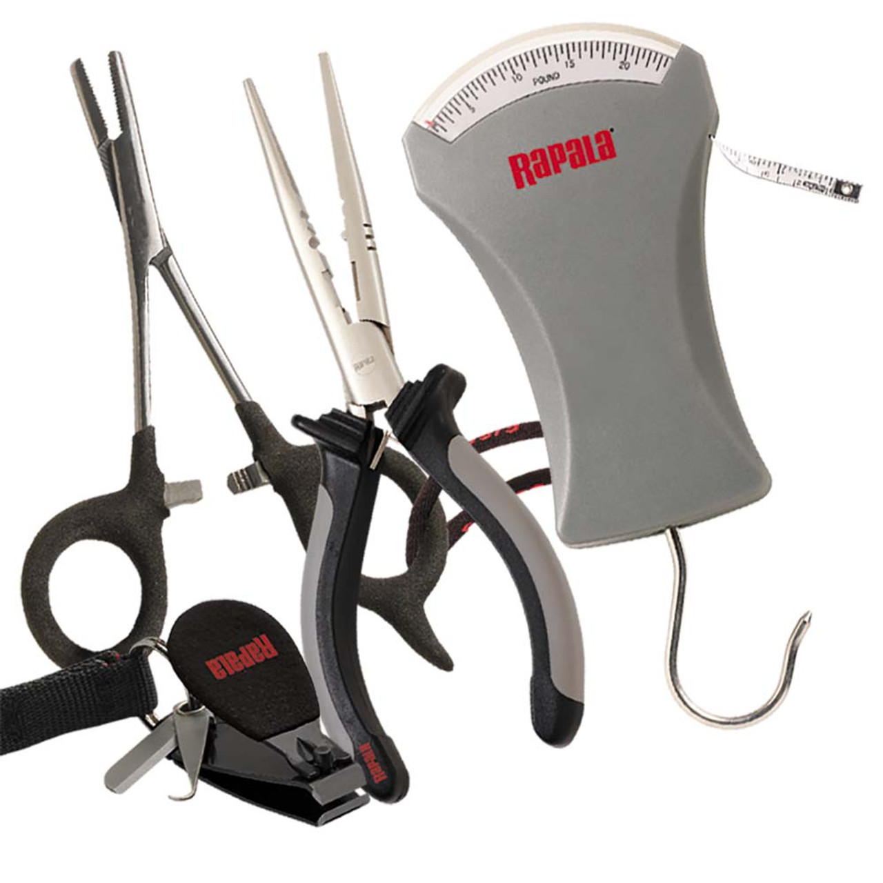 Rapala Combo Pack - Pliers, Forceps, Scale & Clipper - P/N RTC-6PFSC -  ProPride Hitch