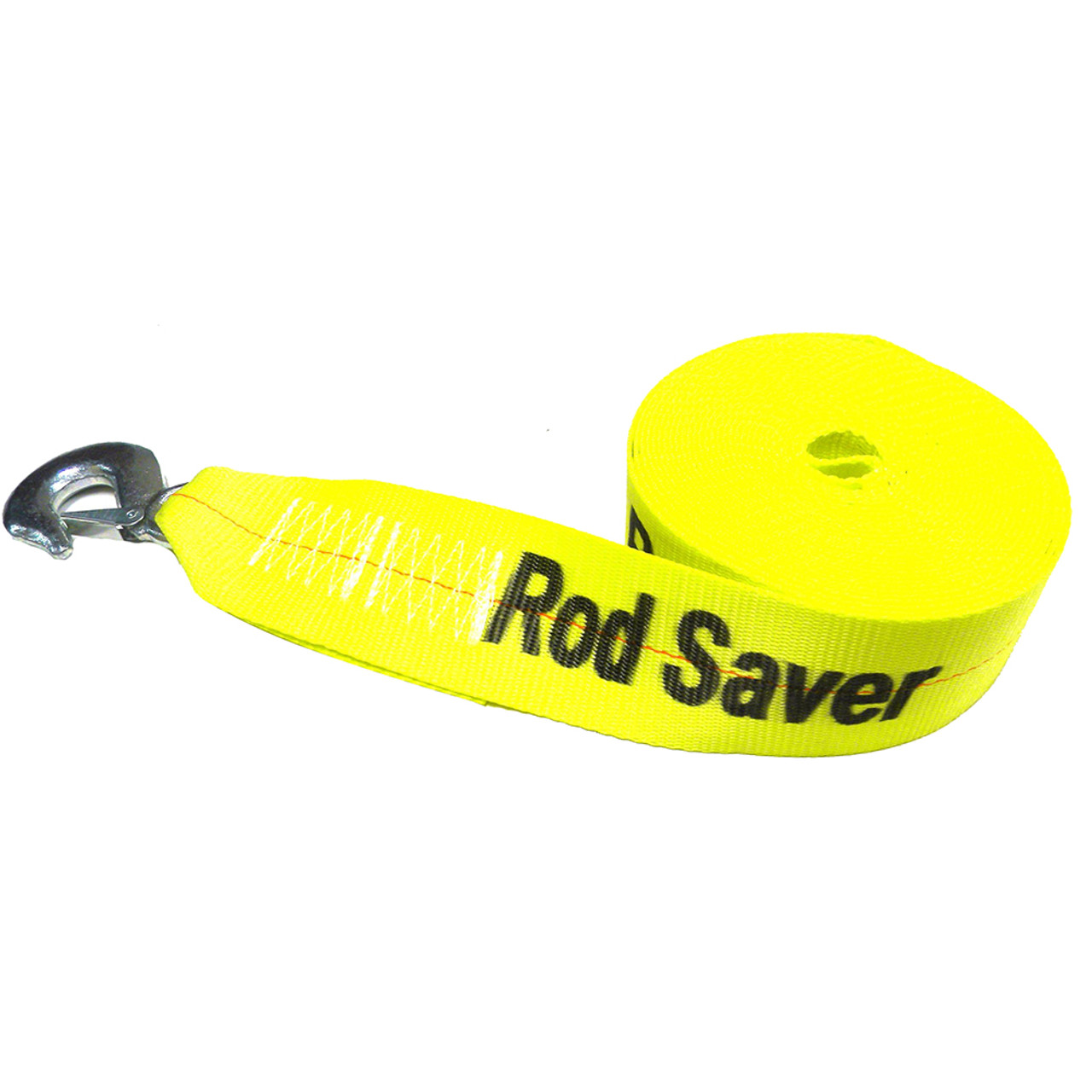 Rod Saver Heavy-Duty Winch Strap Replacement - Yellow - 3 x 25