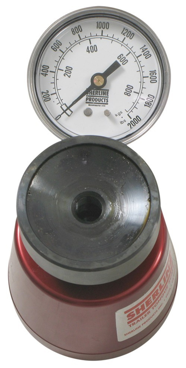 Sherline Hydraulic Tongue Weight Scale (5781) DISPLAYS Both 0-5000lb and  0-2250 Kg. Very Stable