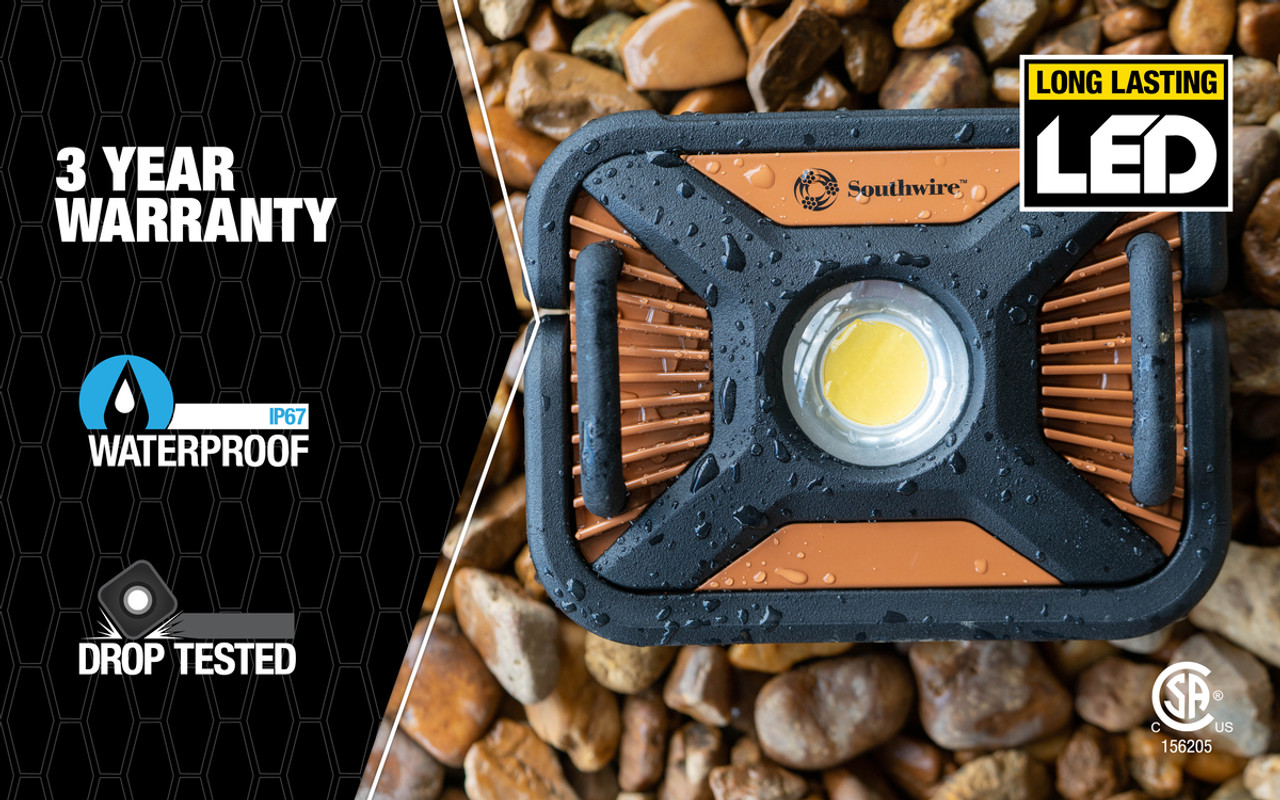 Southwire 2000 Lumen LED Rechargeable Work Light ProPride Hitch