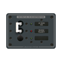 Blue Sea 8029 AC Main +1 Position Breaker Panel - White Switches - P/N 8029