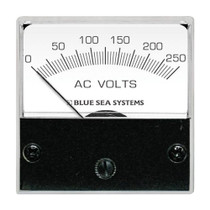 Blue Sea 8245 AC Analog Micro Voltmeter - 2" Face, 0-250 Volts AC - P/N 8245